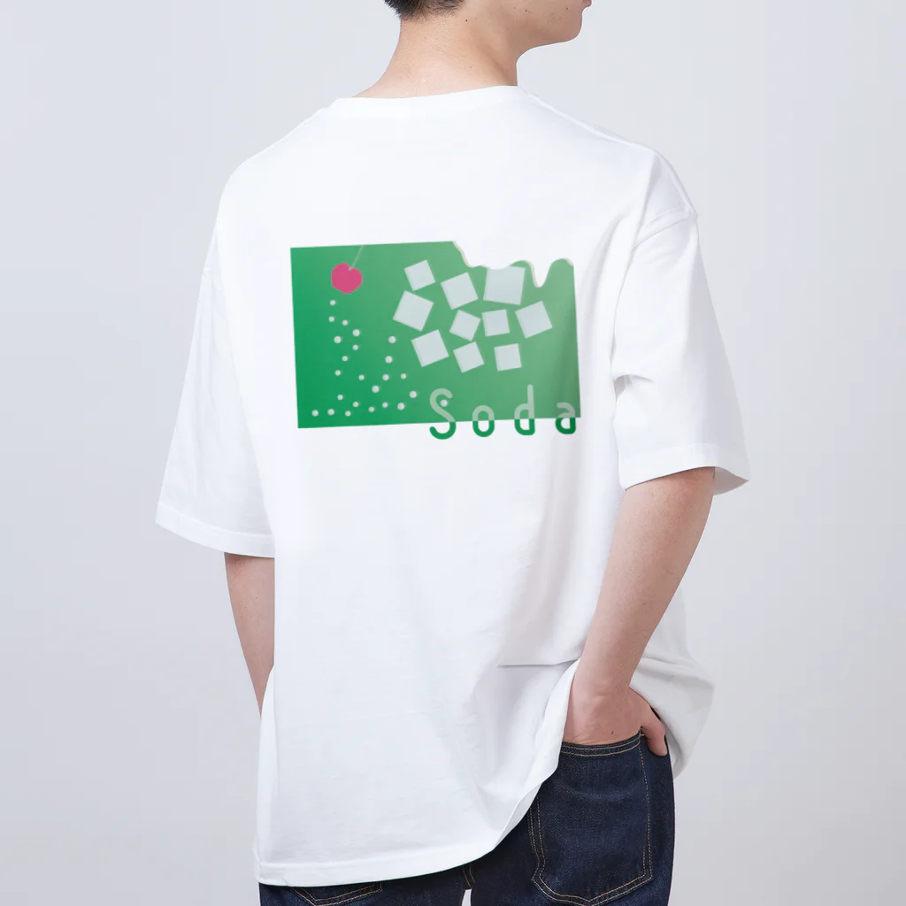 and pudding storeのうさぎのクリームソーダ Oversized T-Shirt