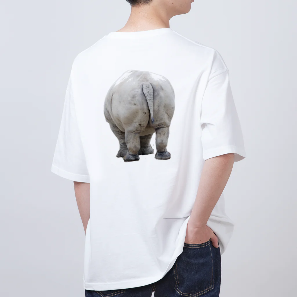 ueko0129のお座りするサイ Oversized T-Shirt