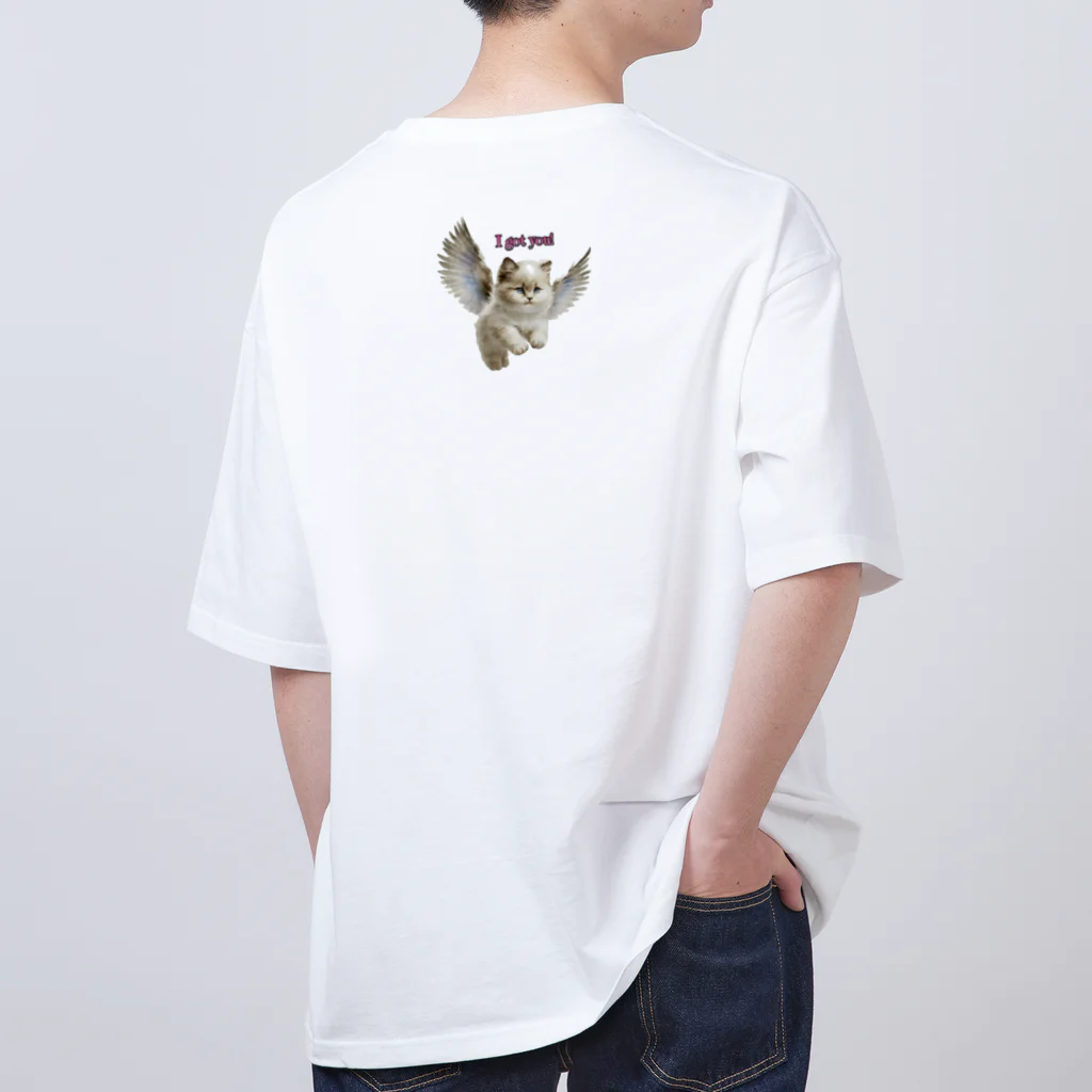 BRAVE PAW PADSのB.P.P  Arya ねこT Oversized T-Shirt