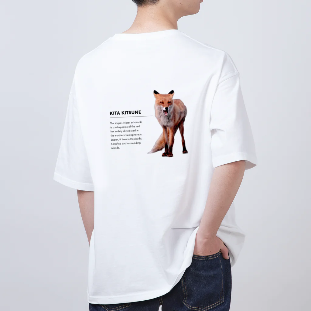 Chino.の北海道へ行こう ～キタキツネ～ Oversized T-Shirt