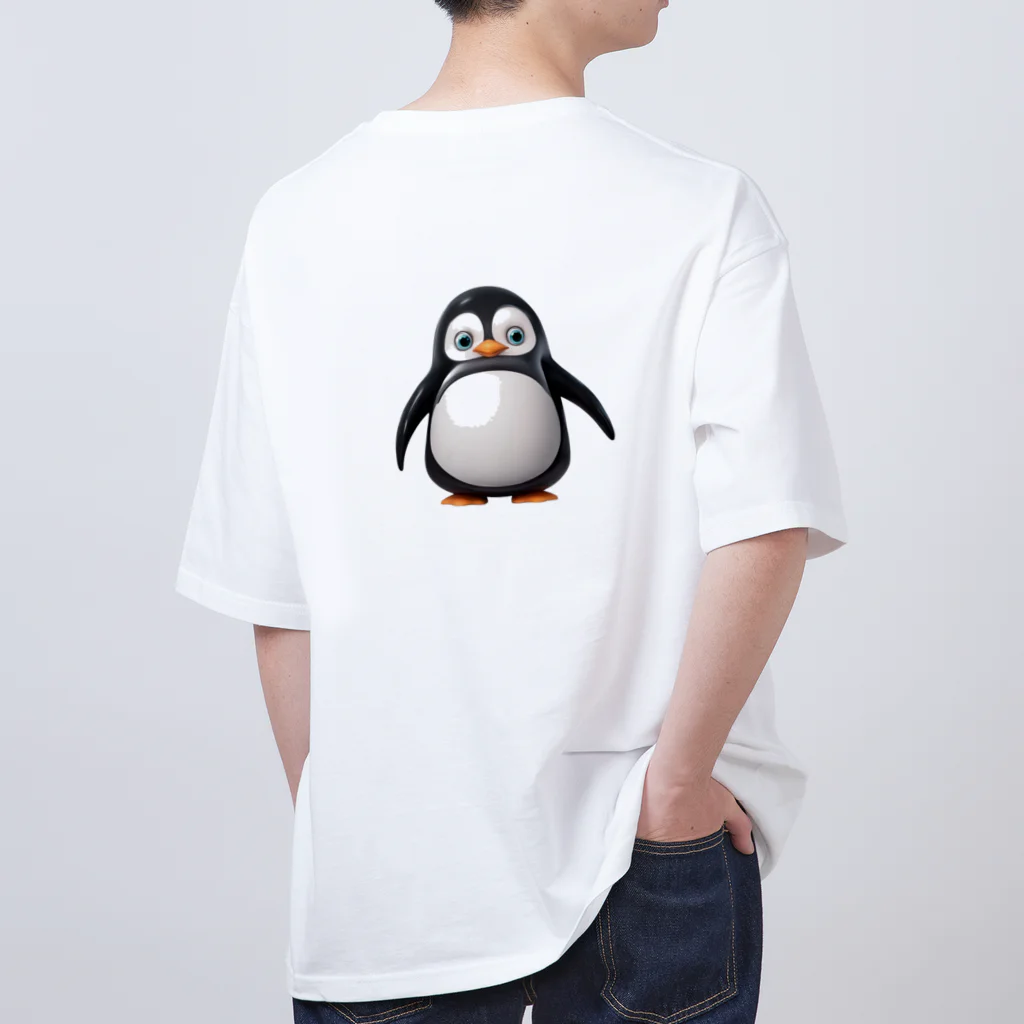 cutepetの可愛いペンギンさん Oversized T-Shirt