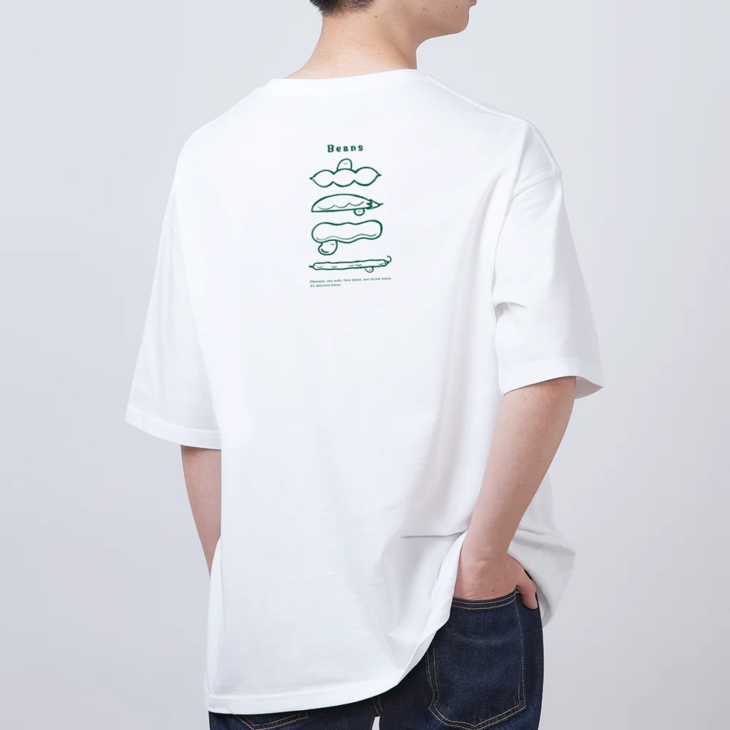 Aランチサラダ付SHOPの夏のbeansさん オーバーサイズTシャツ