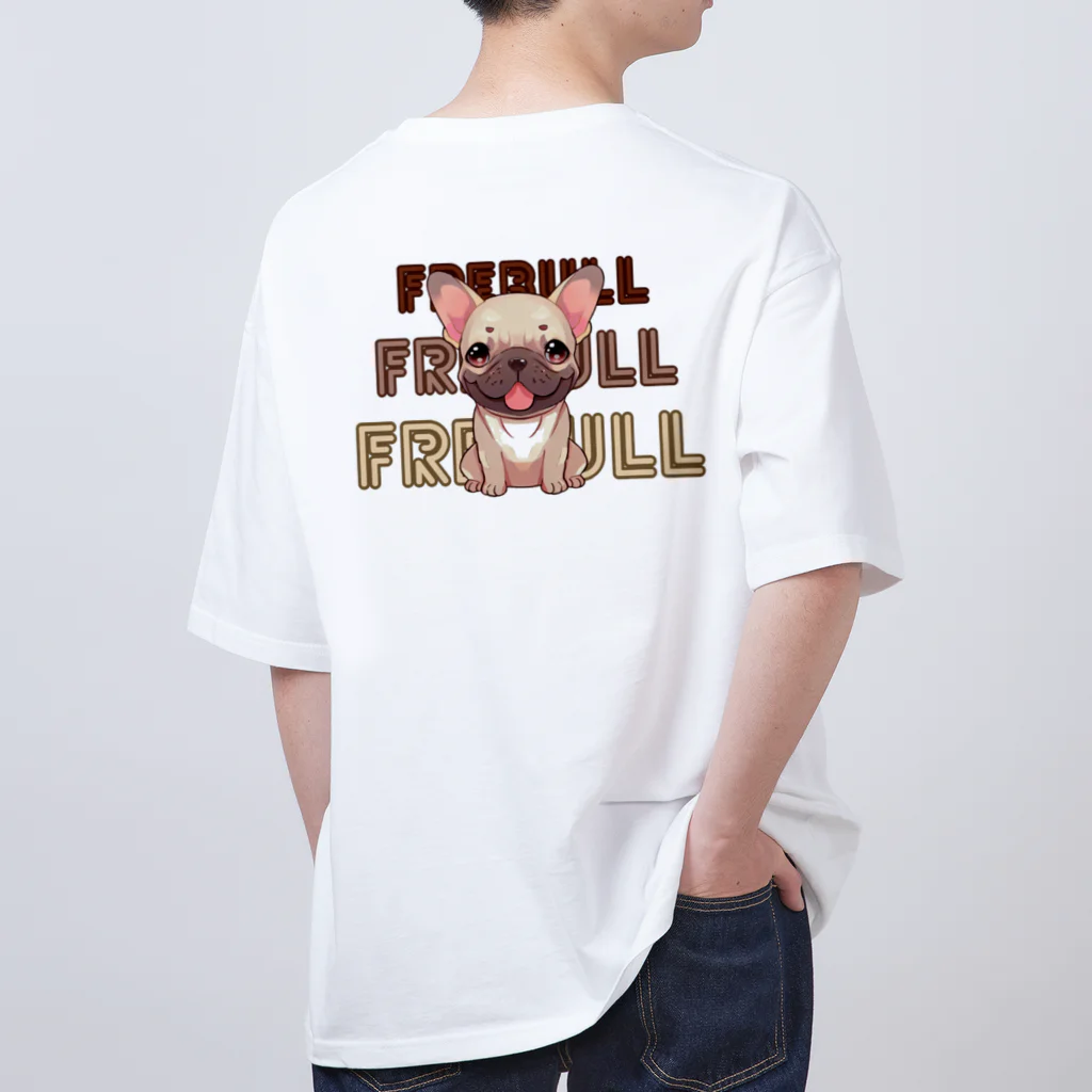 furebuhi　clubのおすわりFREBULL オーバーサイズTシャツ