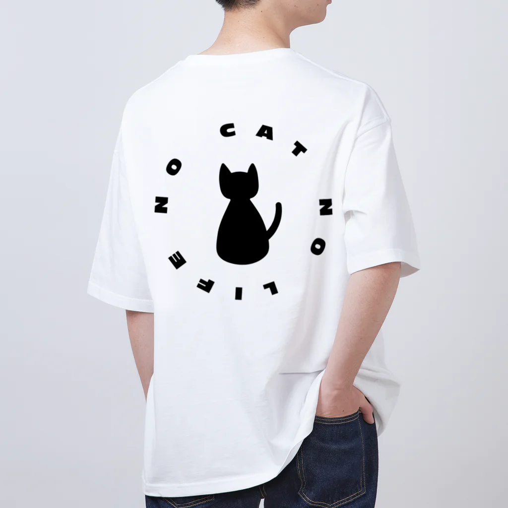 nekotosiawaseの猫と幸せ　 Oversized T-Shirt