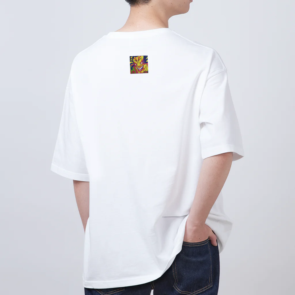 動物絵 Jamanakocic storeのJamanakocic カラフルアート Oversized T-Shirt