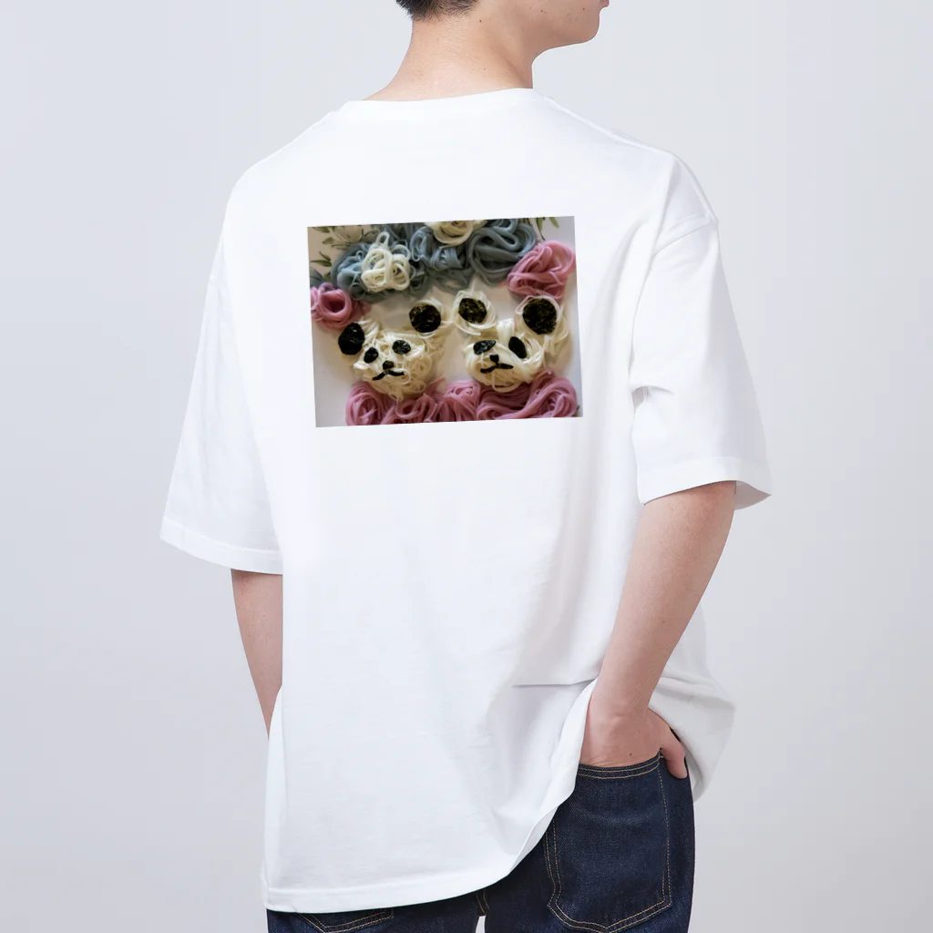 tmy_fのパンダそうめん Oversized T-Shirt