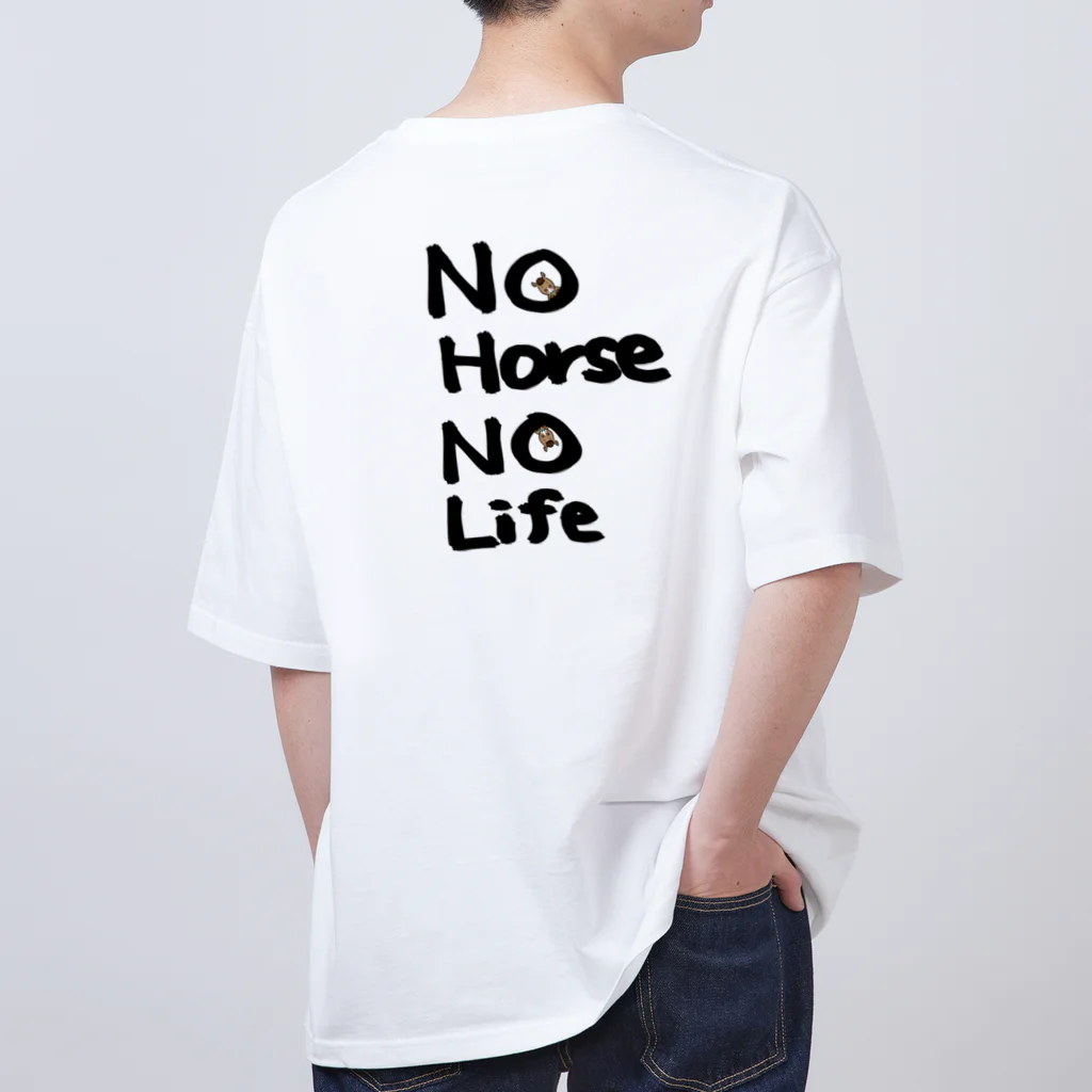 ByoutekiのNo Horse, No Life Oversized T-Shirt