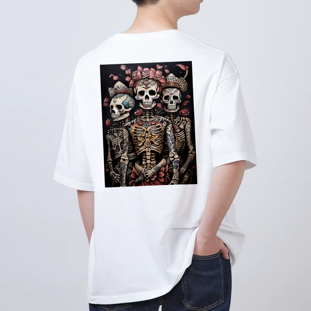 Skull sectionのガイコツのデザイン オーバーサイズTシャツ