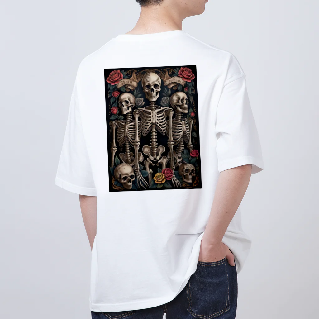 Skull sectionのドクロと薔薇 Oversized T-Shirt