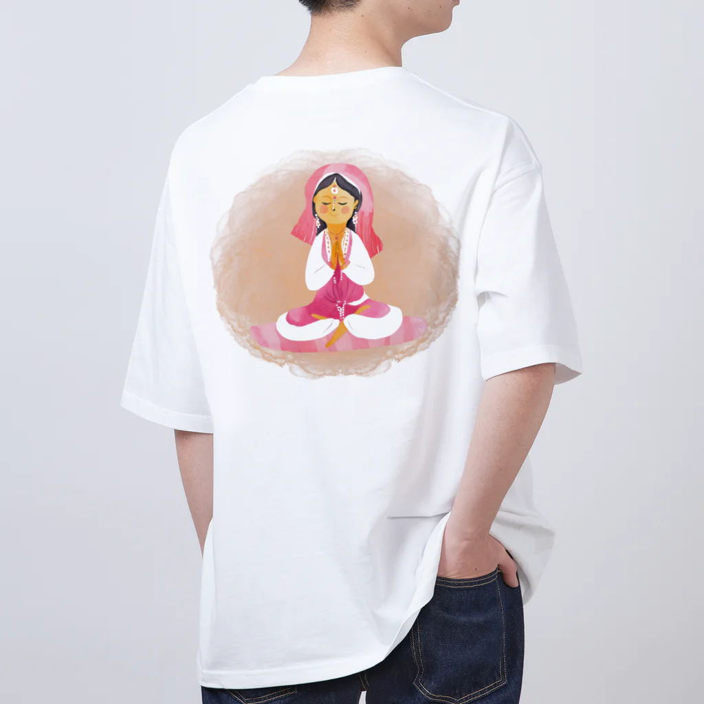 Thanks And You. STUDIOの可愛いヨギーニ　-女の子- Oversized T-Shirt