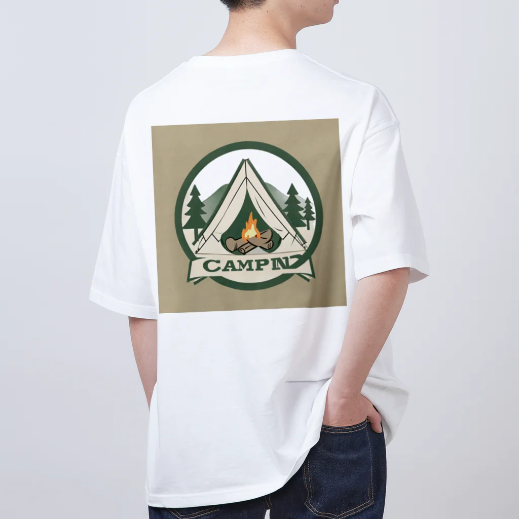 チーちゃんSHOPのキャンプ好き集まれ Oversized T-Shirt