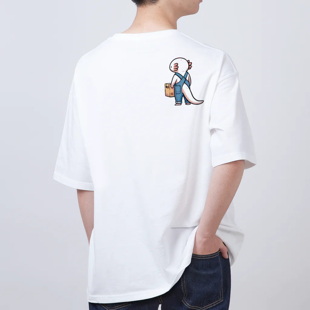 BaRiのウーパールーパーショップ定員 Oversized T-Shirt