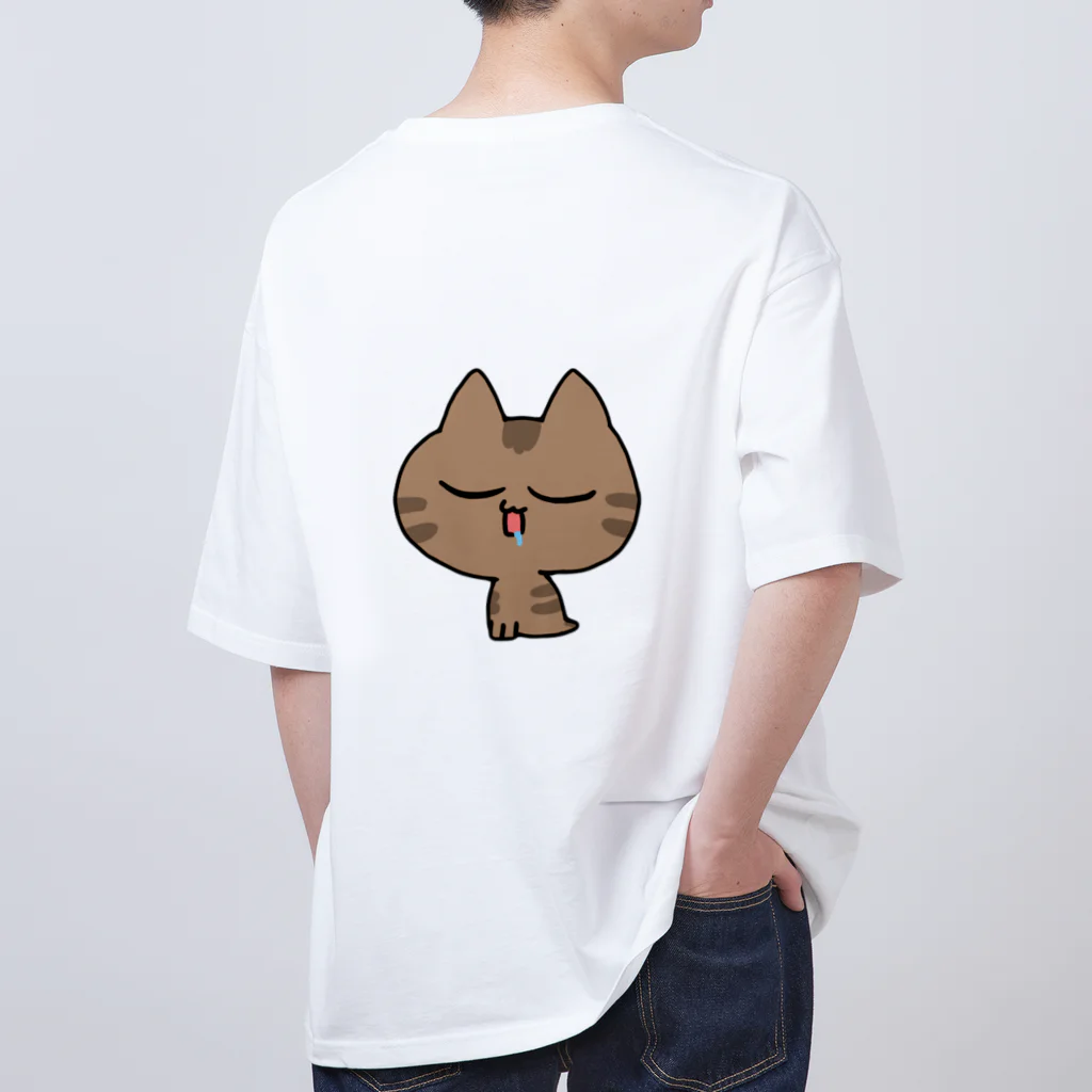 えじ。の表情が豊かなネコちゃん オーバーサイズTシャツ