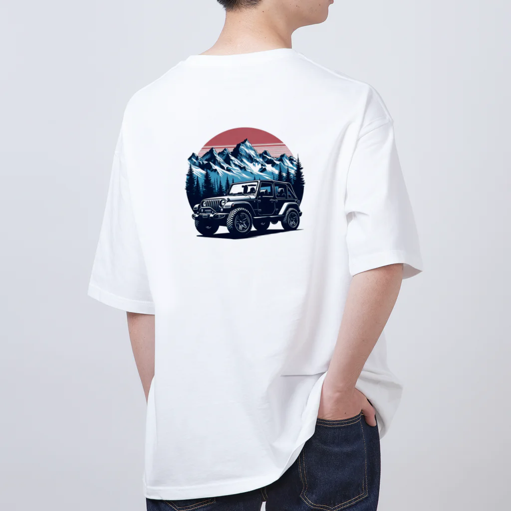 onzo_BGMのクロカン×雪山 オーバーサイズTシャツ