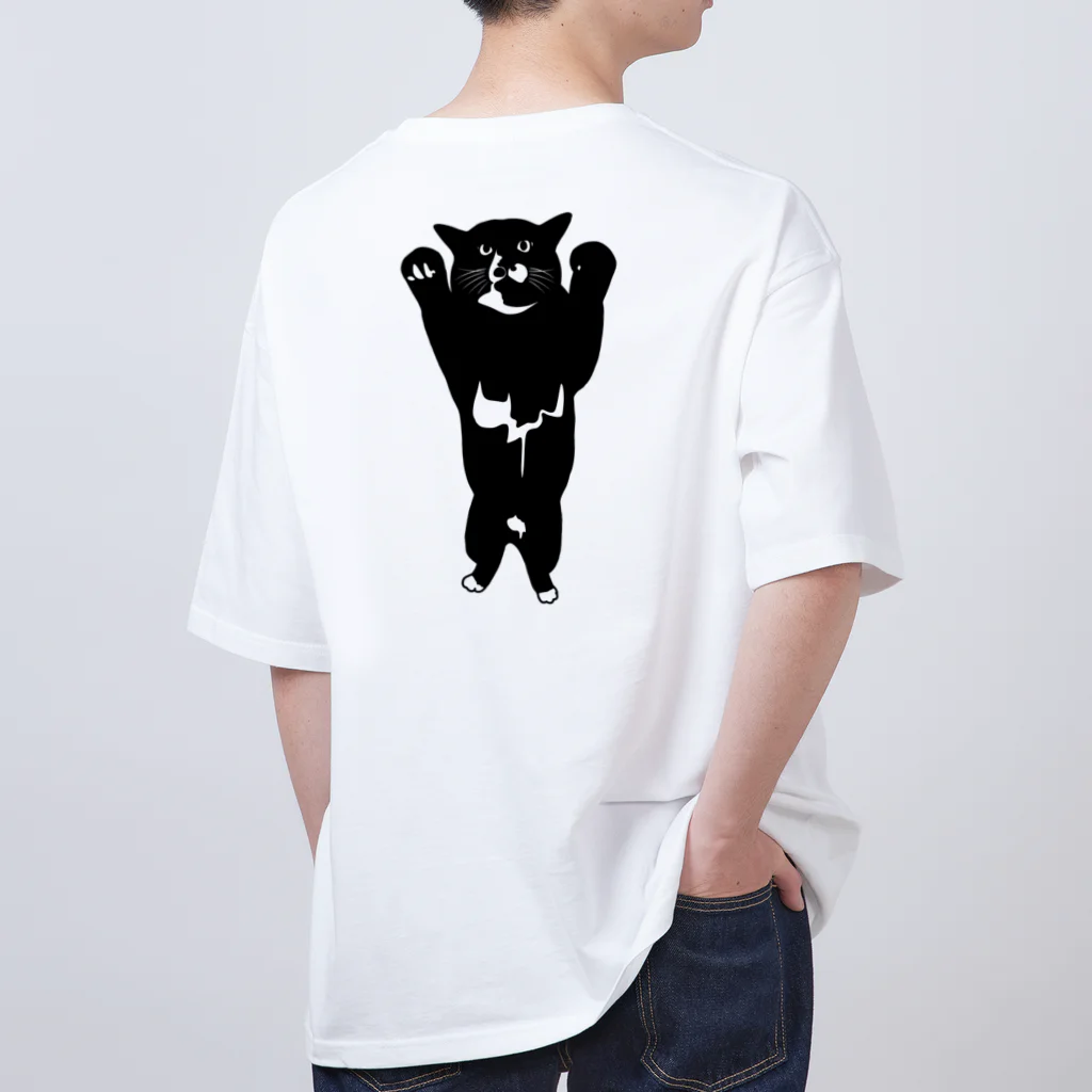 犬猫サロンぷらすのツキノワネコ Oversized T-Shirt