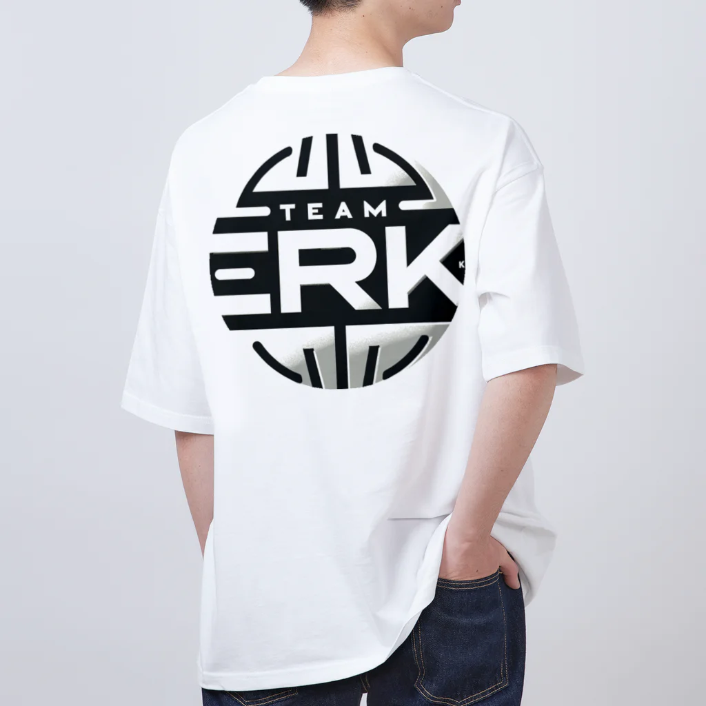 脳力療法研究所【TEAM 脳RK】の脳と愛のアート Oversized T-Shirt