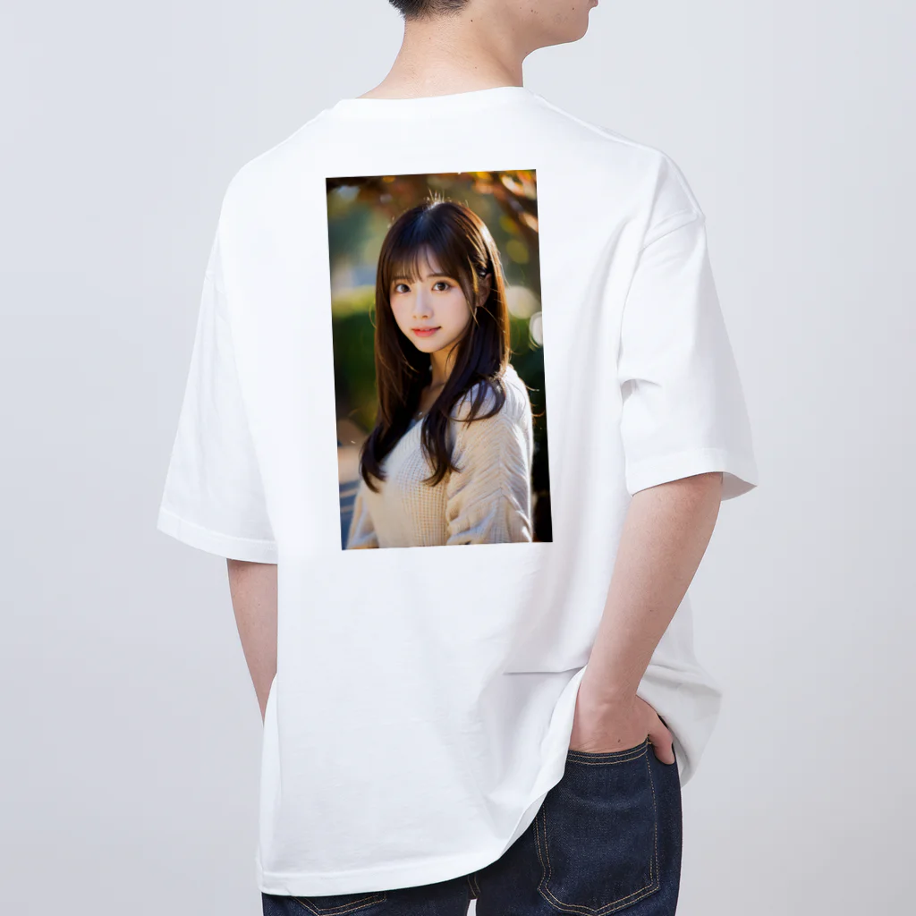 BeautifulLadyCollectionTokyoのAI下着美女(白) オーバーサイズTシャツ