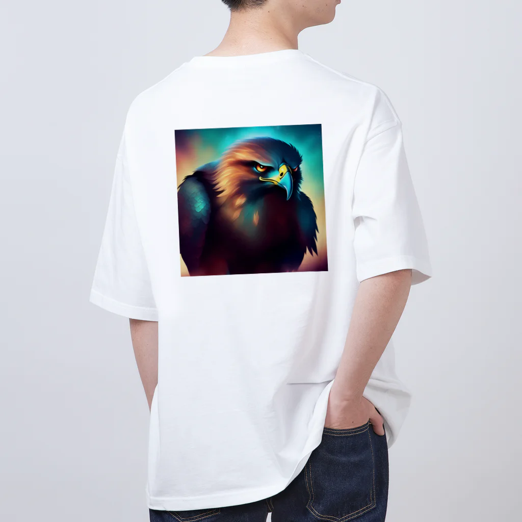 ryo---のちょい悪そうな鷹 Oversized T-Shirt