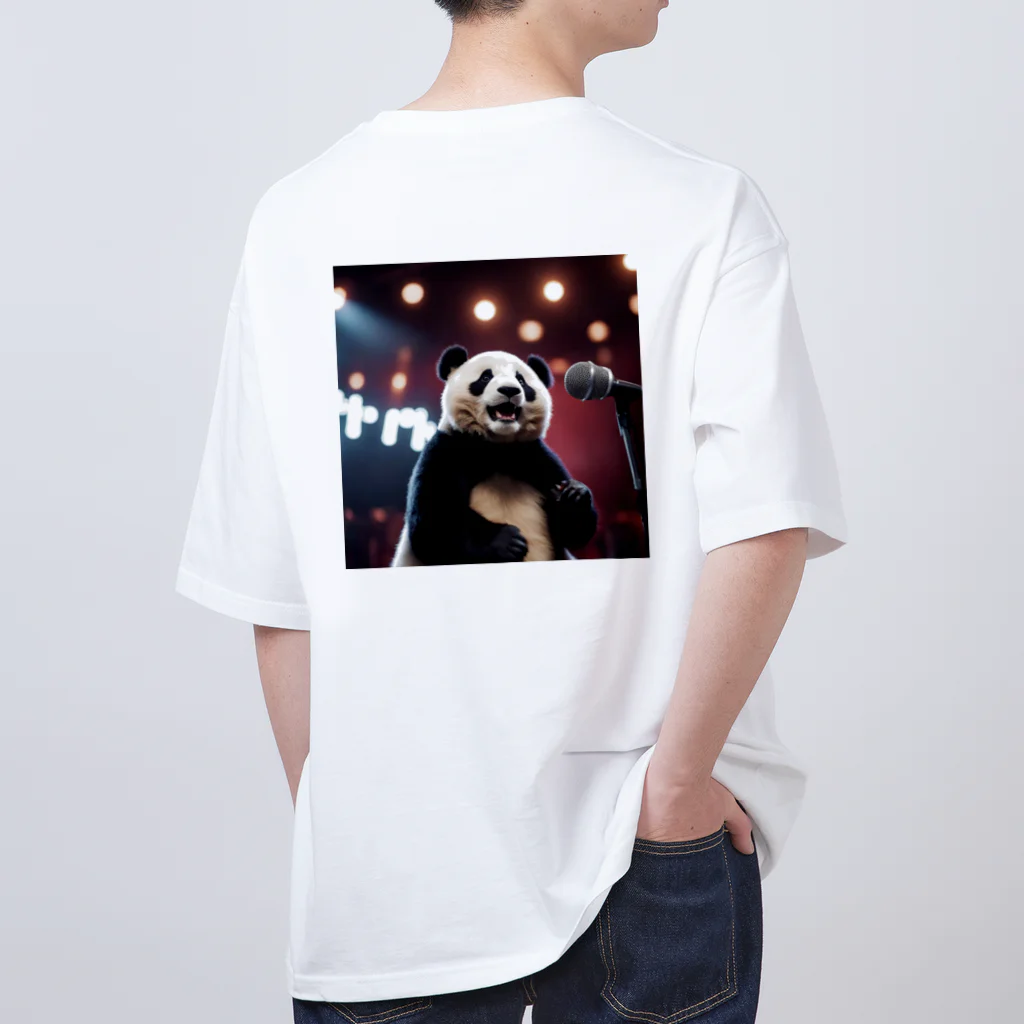 Nippon-Aiのパンダ☆歌う♪ Oversized T-Shirt
