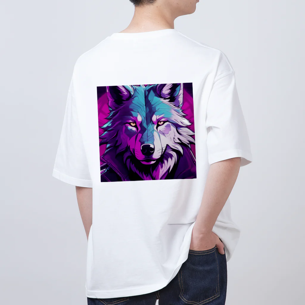 ten410のカッコいい狼 Oversized T-Shirt