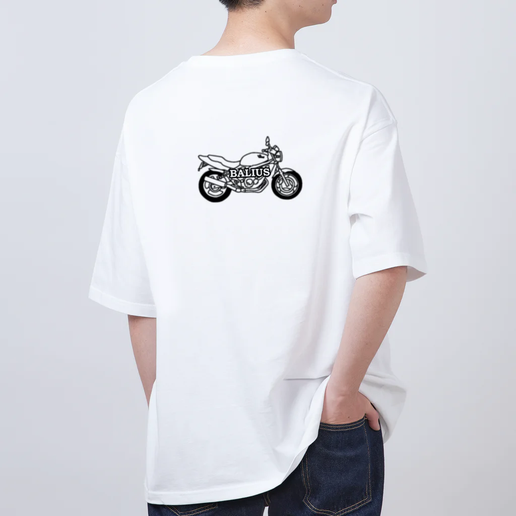 O-typeのバイクTシャツ　(バリオス) オーバーサイズTシャツ