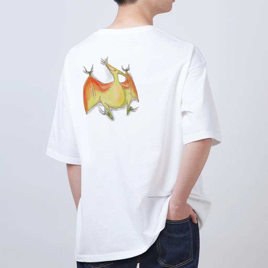 ひつじときのこのプテラノドンついてますよ Oversized T-Shirt