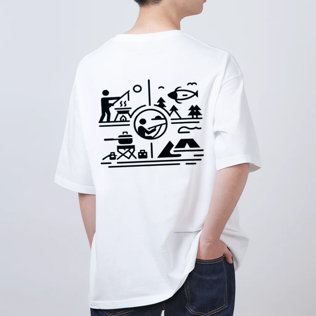 7615のキャンプを愛する者 オーバーサイズTシャツ