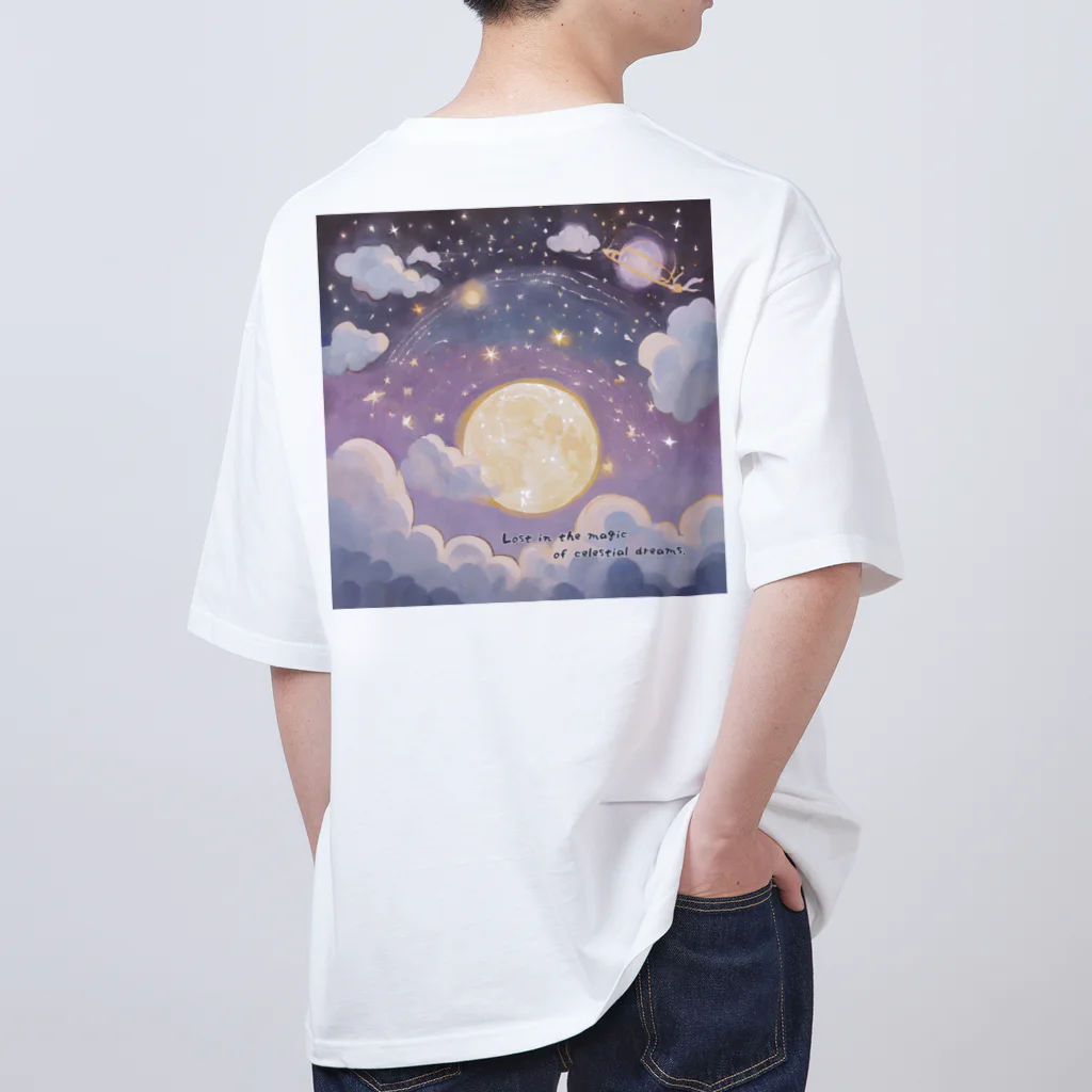 hydrangea-macrophyllaのLost in the magic of celestial dreams. オーバーサイズTシャツ