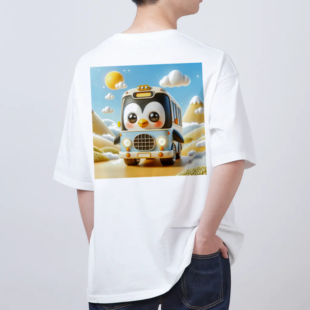 iwabousのペンギンバス Oversized T-Shirt