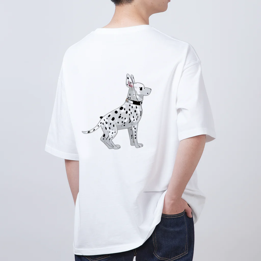 wonderful dogのクールなダルメシアンくん Oversized T-Shirt