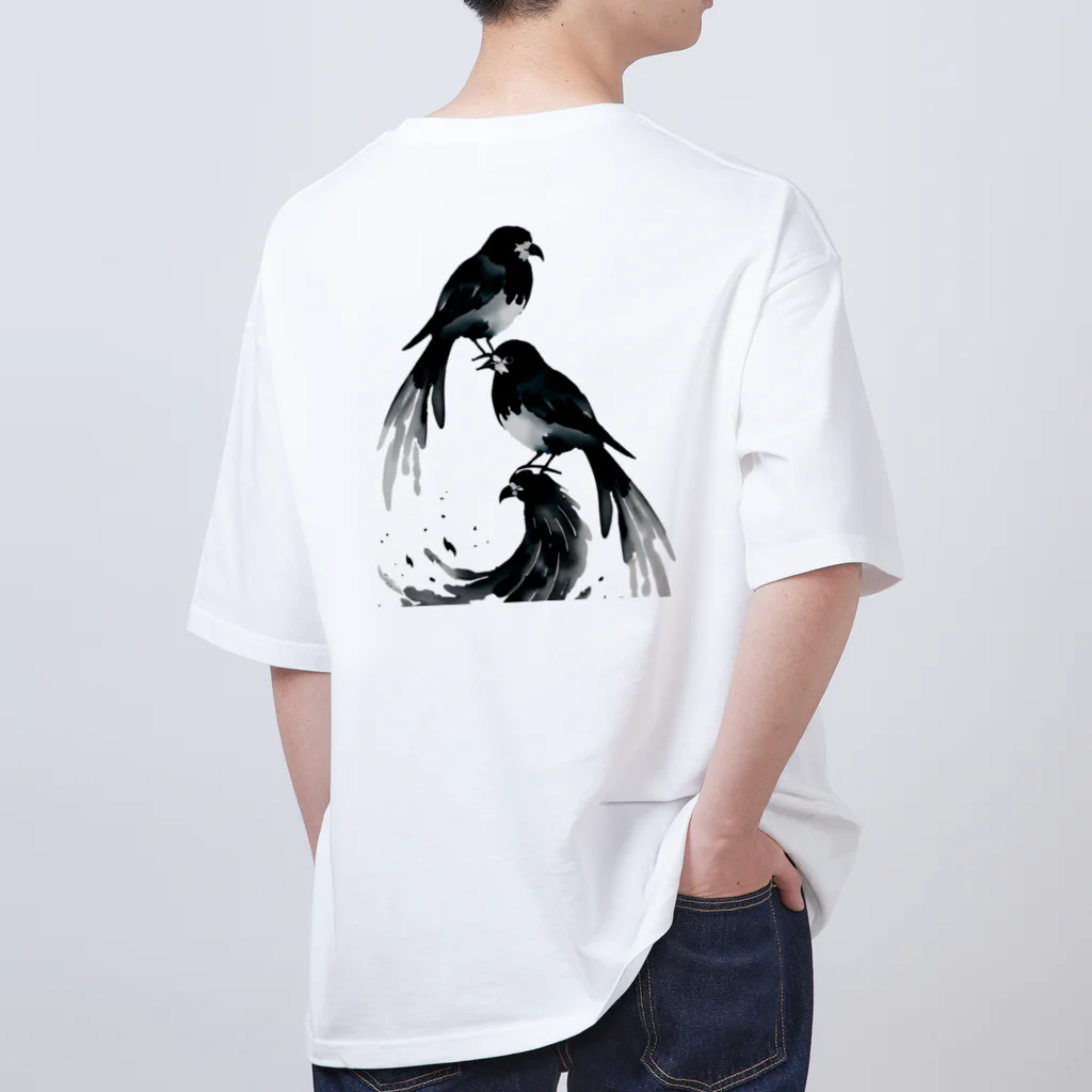 HakaショップのインクBard Oversized T-Shirt