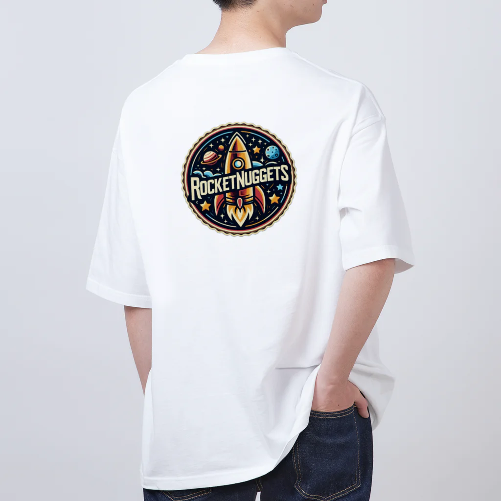 Rocket NuggetsのRNロケットロゴ オーバーサイズTシャツ