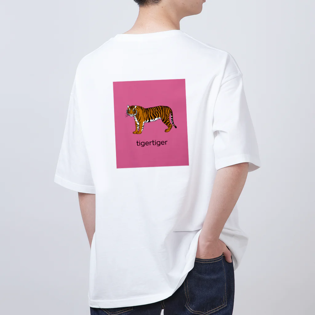 tigertigerの tigertiger ピンク Oversized T-Shirt