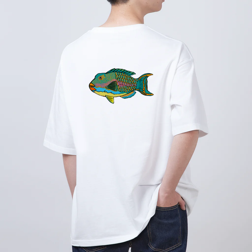 ニゴ猫　shopの魚群イラブチャ～ オーバーサイズTシャツ