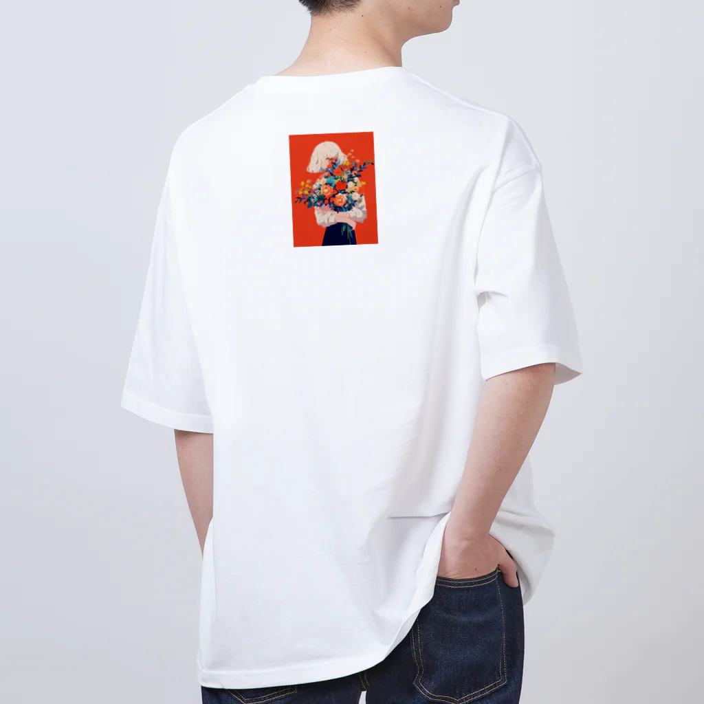 AQUAMETAVERSEの花束をあなたに　Hime  2530 Oversized T-Shirt