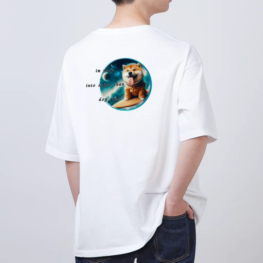 商店harrarの宇宙犬（犬海君） Oversized T-Shirt