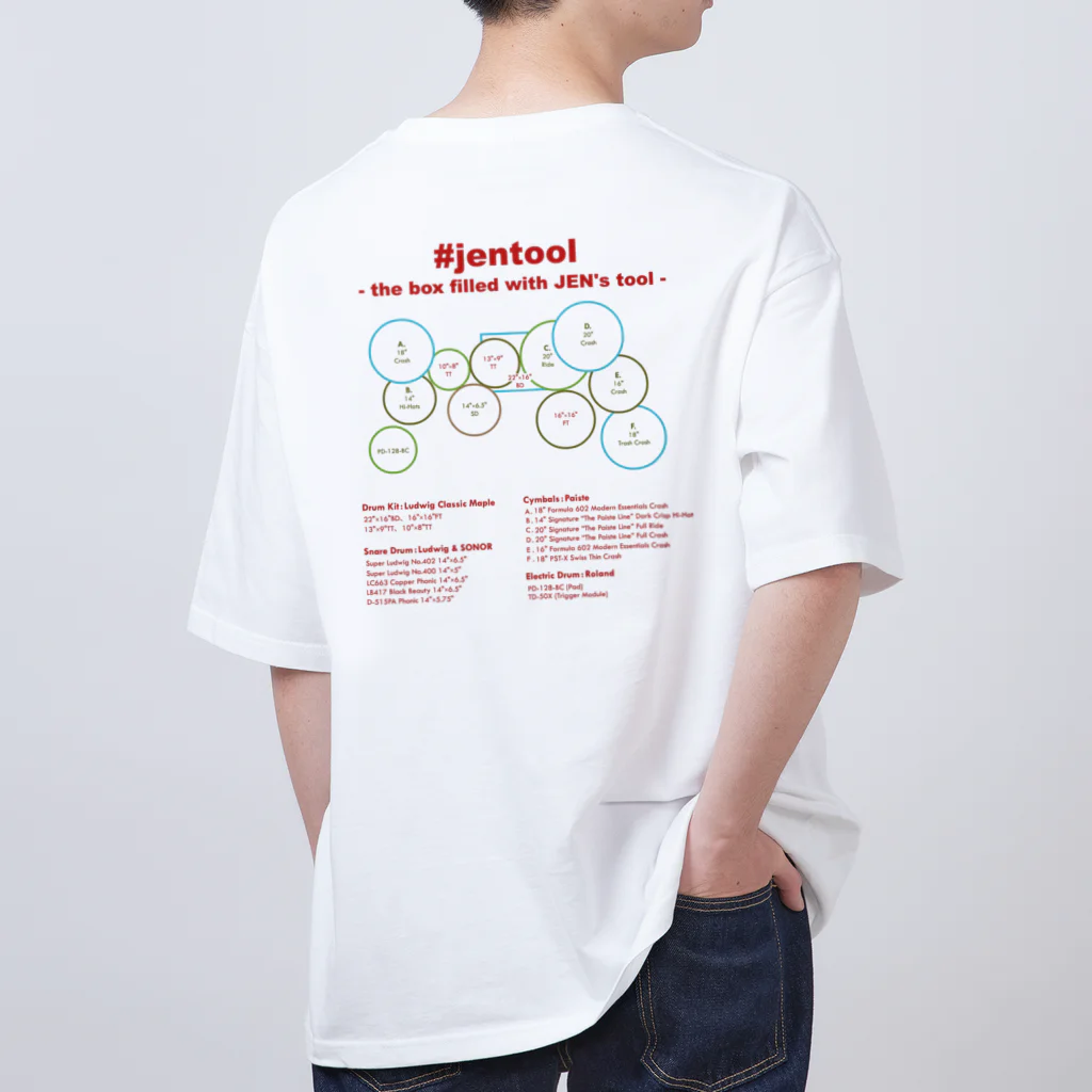 ジェン通のSetup2024(Red) オーバーサイズTシャツ