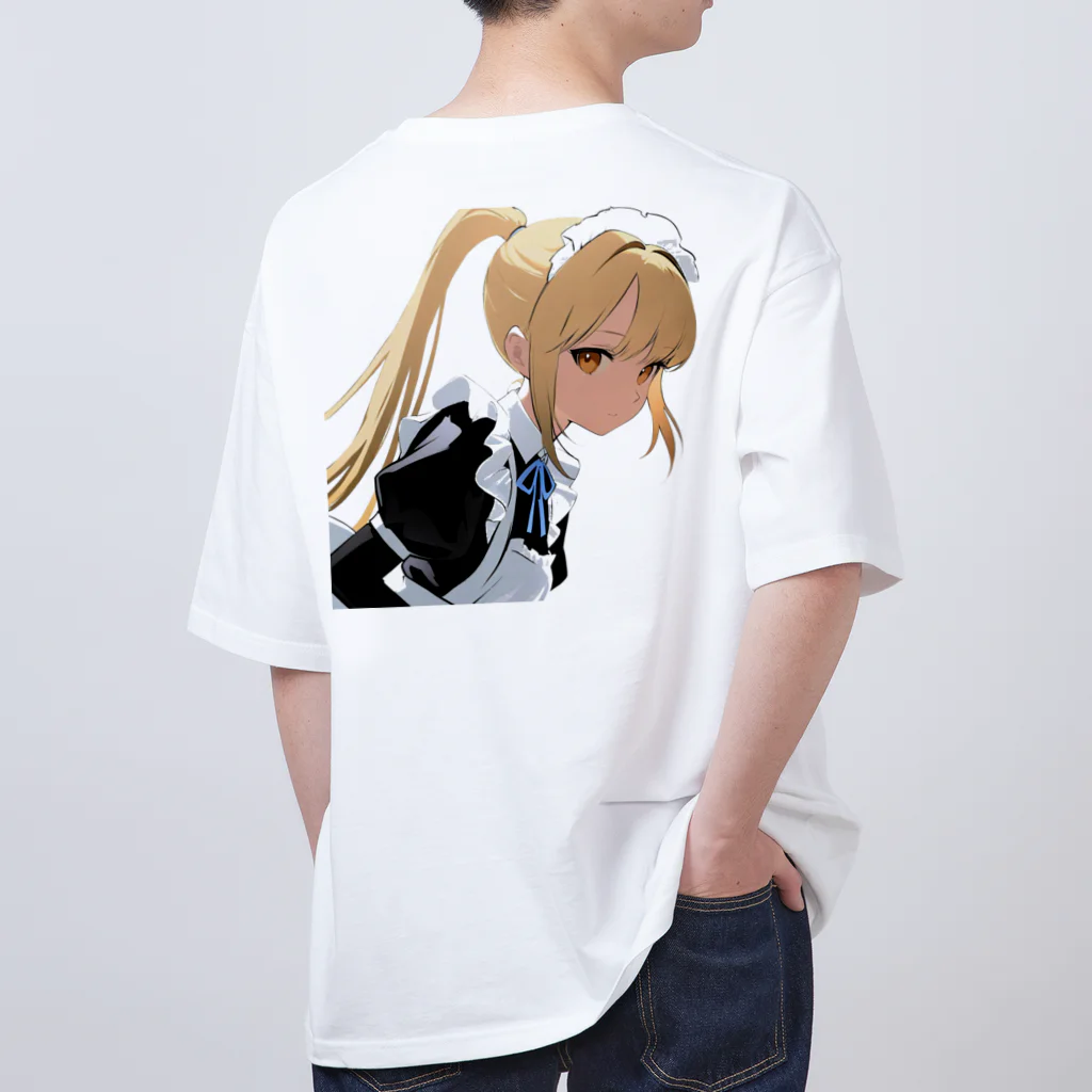 agomamushiの金髪ポニテメイドさん Oversized T-Shirt