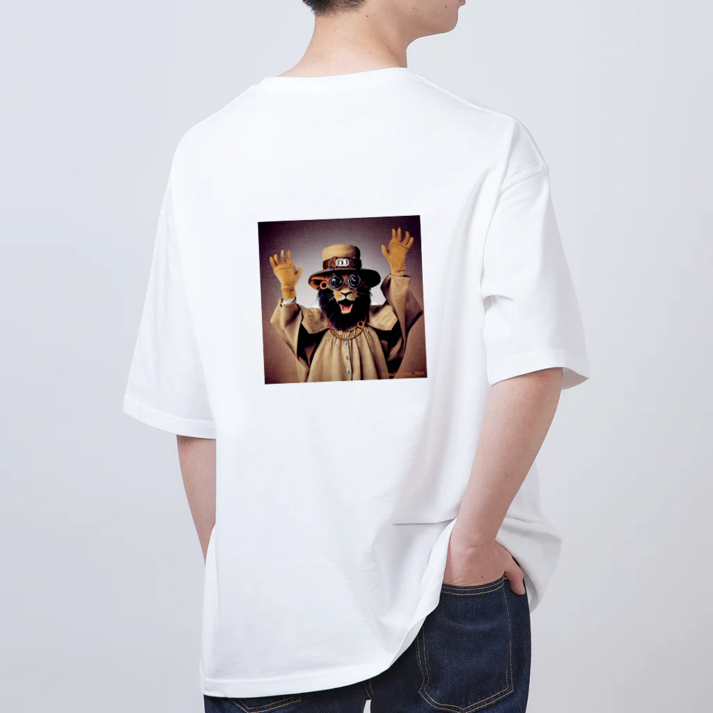 カレー屋　月夜のライオンのYOROKOBI Oversized T-Shirt