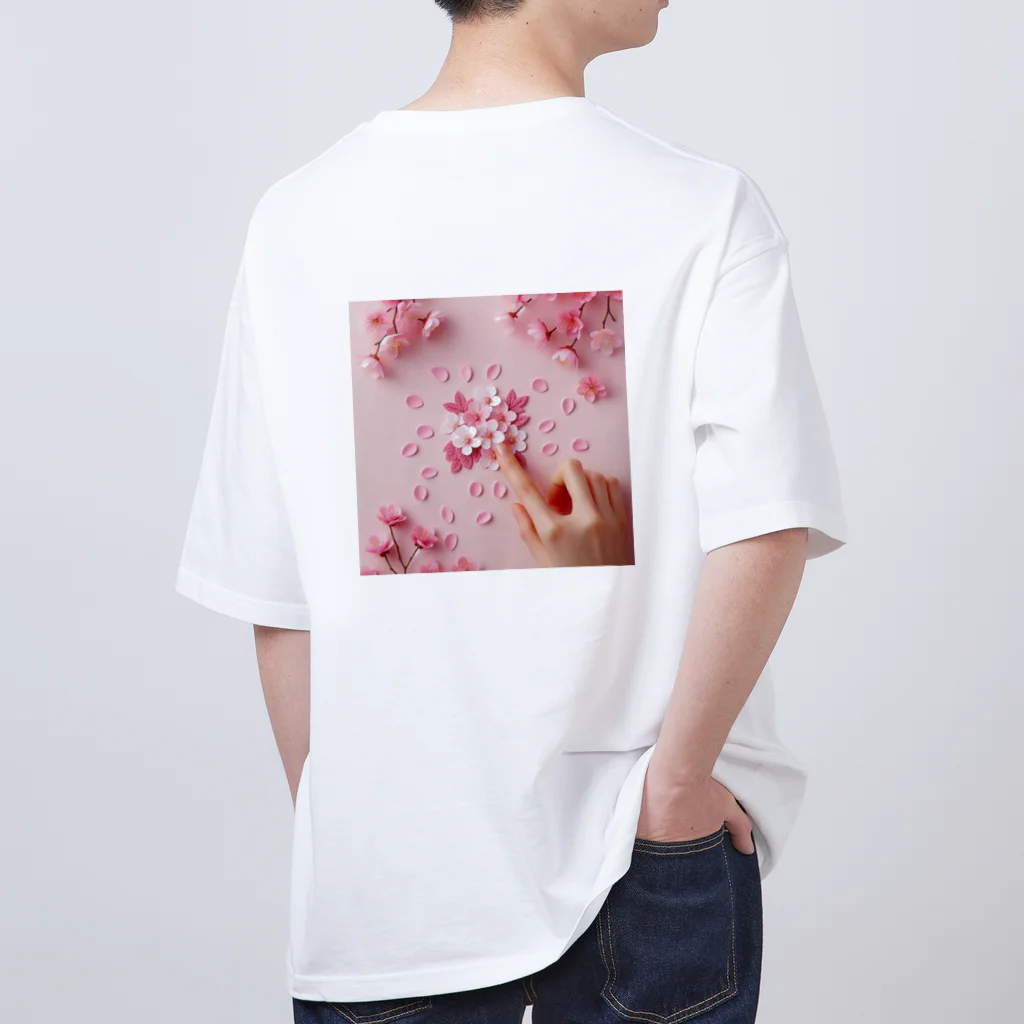 chapinnuのさくらの花びらで遊ぼう♪ Oversized T-Shirt