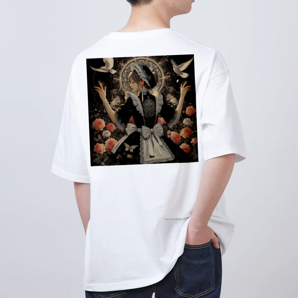 ミレーナのメイド黒 オーバーサイズTシャツ