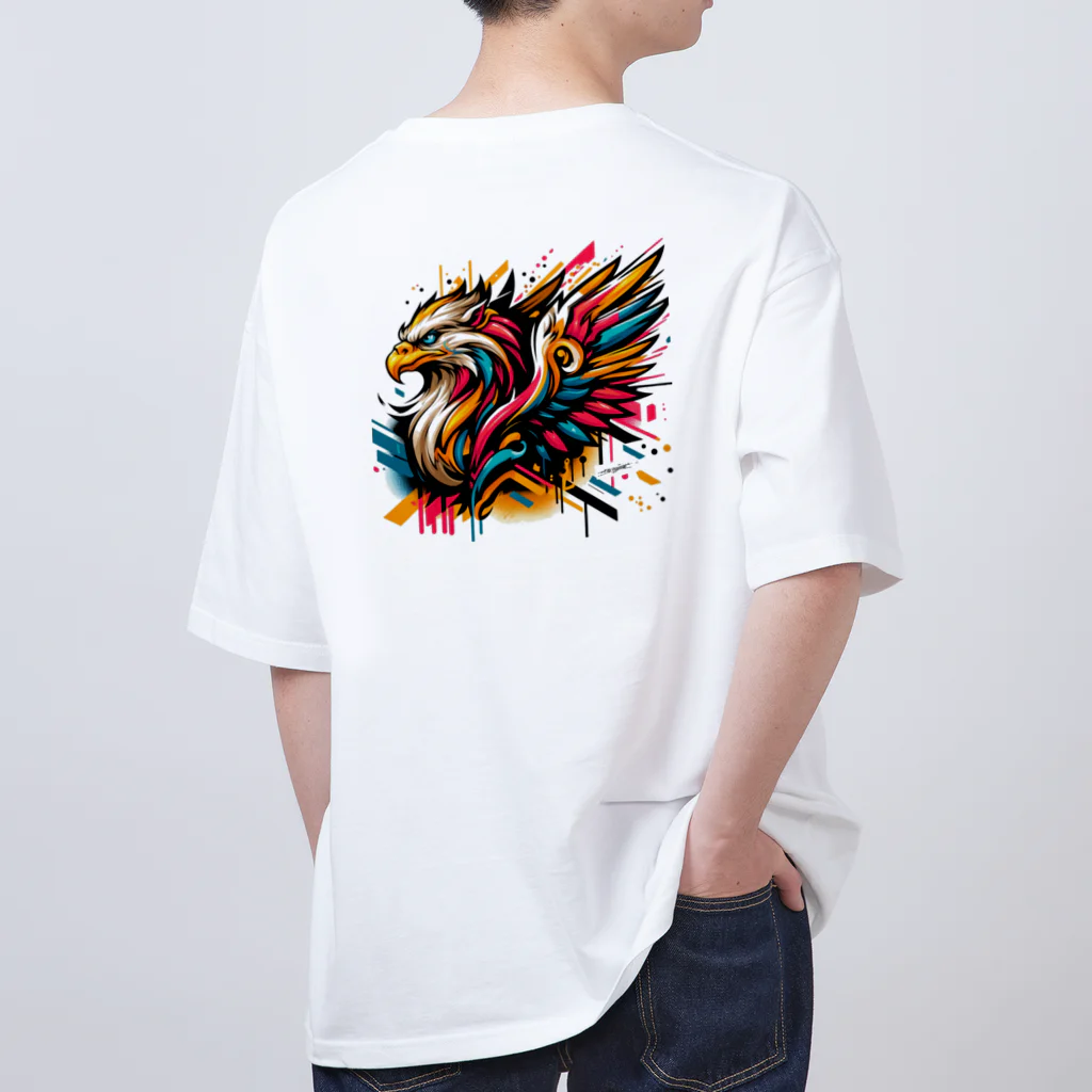 no name...の🦅グラフティ グリフォン🦅 オーバーサイズTシャツ