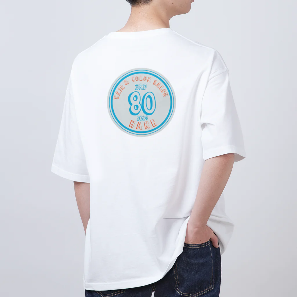 HAIR & COLOR SALON 80【HARE】の80マスコットキャラ Oversized T-Shirt