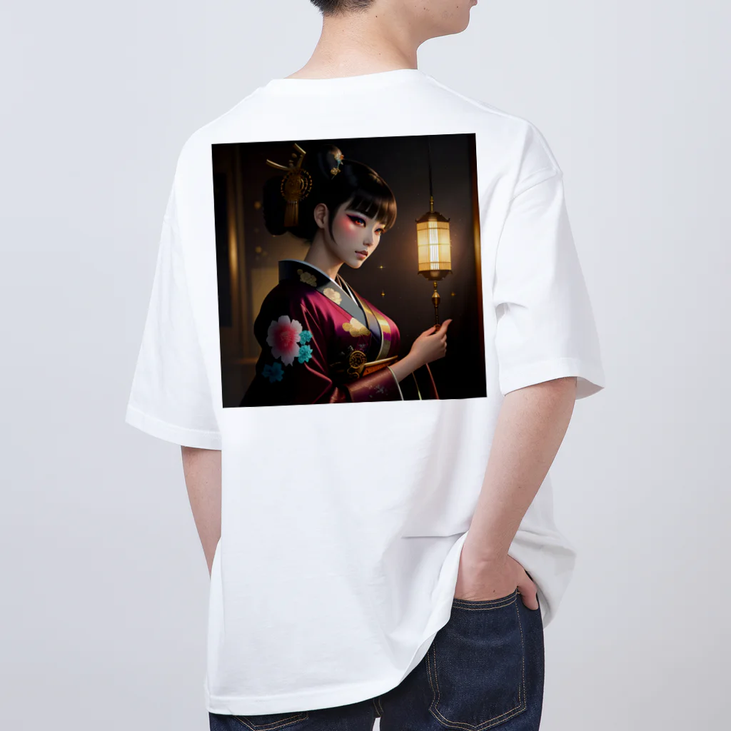 GOLD   of   Dragonsの祇園>>GION　奥の // HANAMACHI オーバーサイズTシャツ