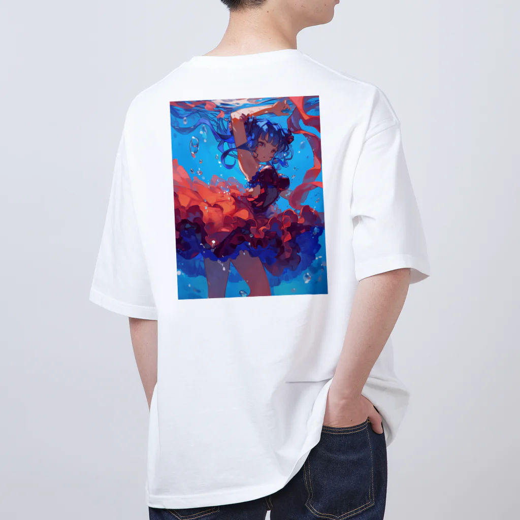 AQUAMETAVERSEの海の中の美ボディ　ラフルール　1859 Oversized T-Shirt