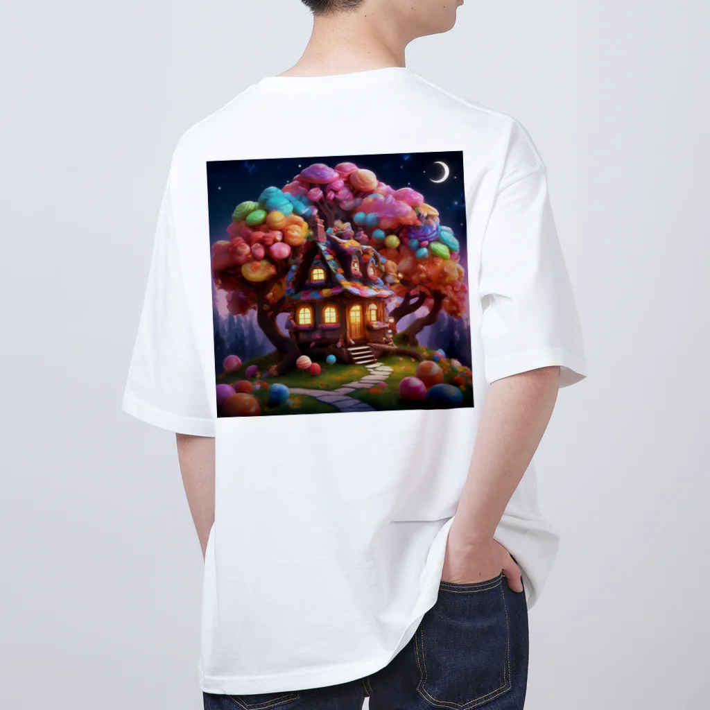 piasのオリジナルグッズアイテム通販の夢のようなお菓子の家 Oversized T-Shirt