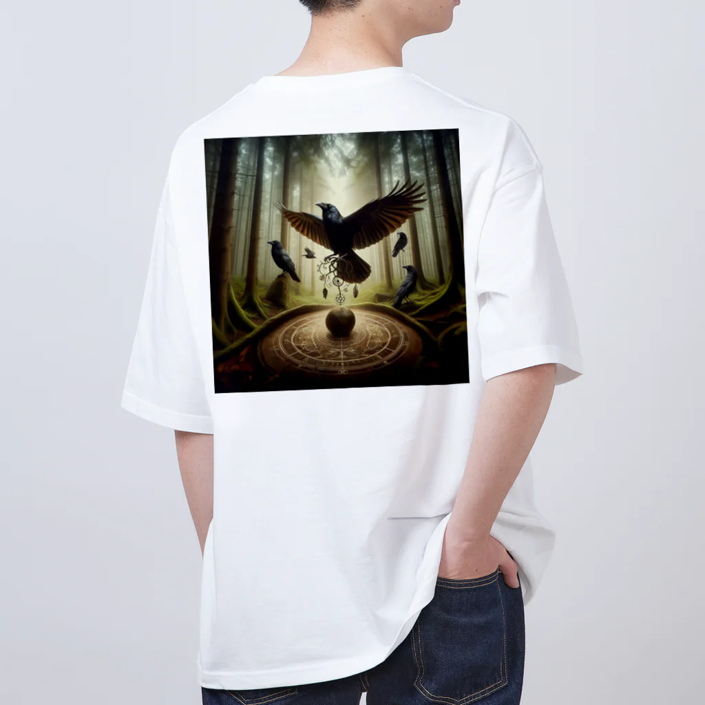 SETURAの神秘 カラス オーバーサイズTシャツ