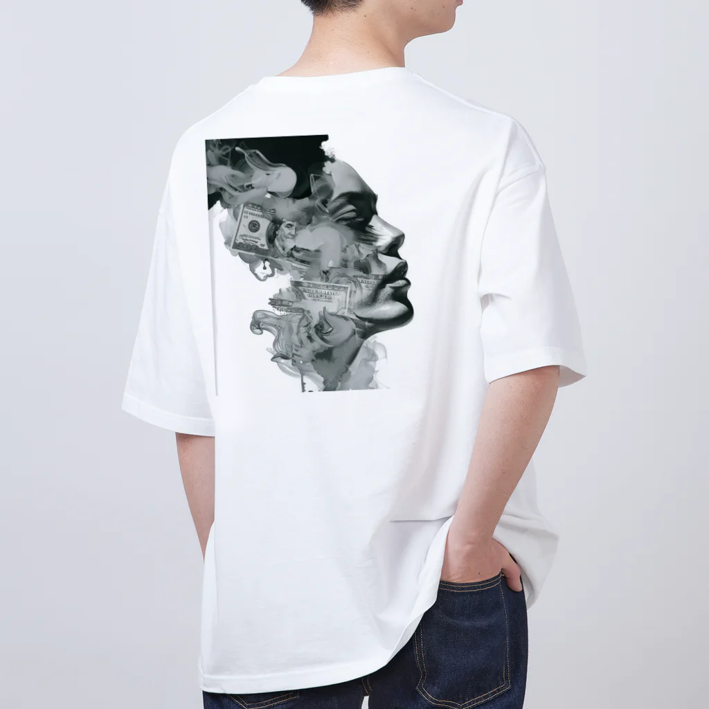 Lycoris Ant～リコリスアント～のアート「女性の横顔」 Oversized T-Shirt