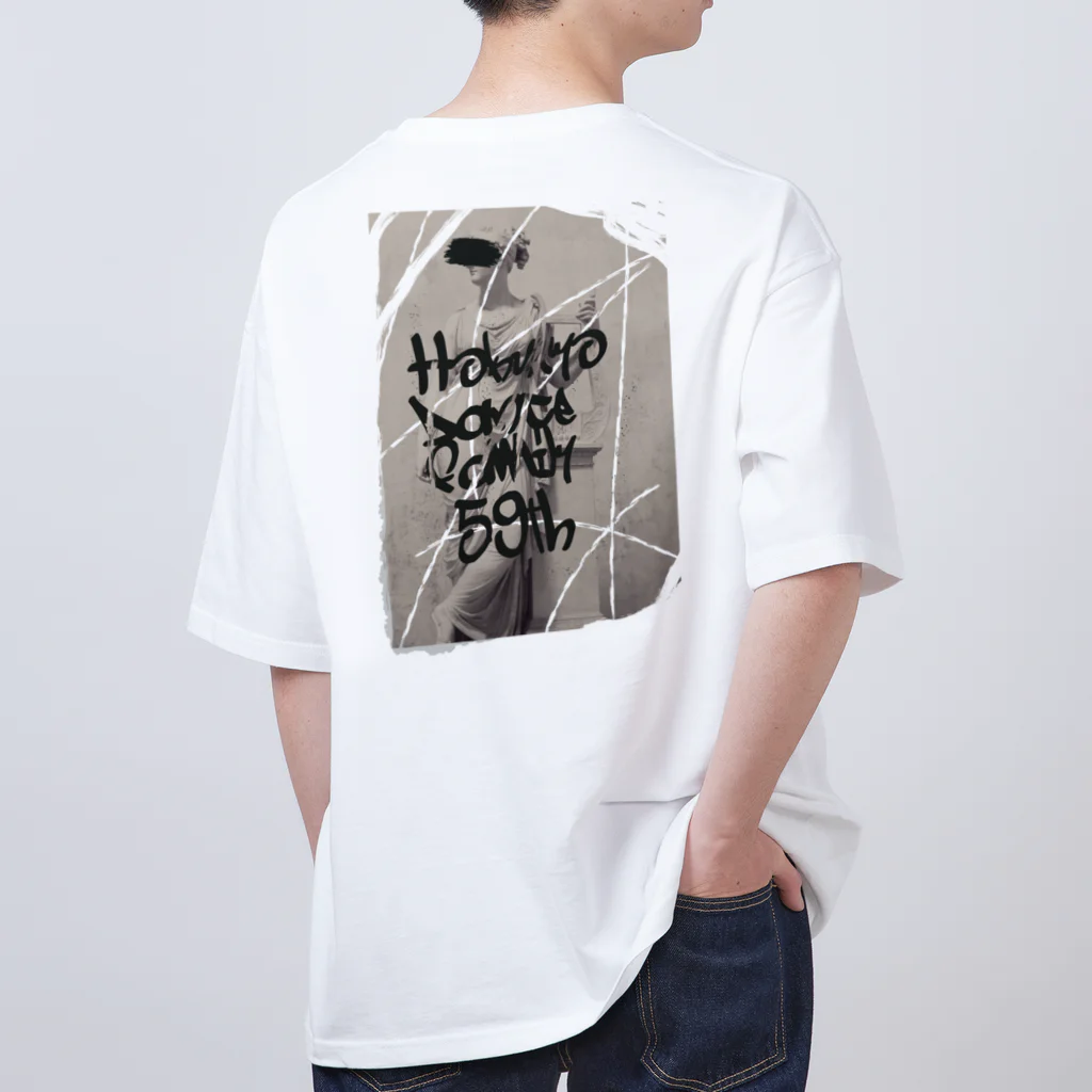 HDF59thの部T（白） オーバーサイズTシャツ