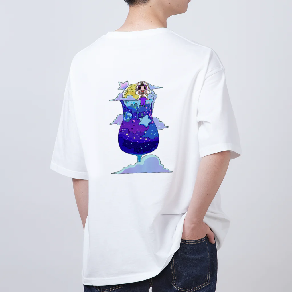 ねむるの夜空ソーダとにやりNEMURUちゃん オーバーサイズTシャツ